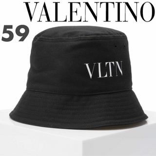 商品番号1Y0HGA32KFWメンズ VALENTINO ヴァレンティノ Vロゴ バケットハット 59