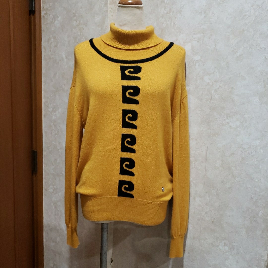 pierre cardin(ピエールカルダン)の❇ピエールカルダン❇カシミヤ入りタートルネックニットプルオーバー/ロゴ入り レディースのトップス(ニット/セーター)の商品写真