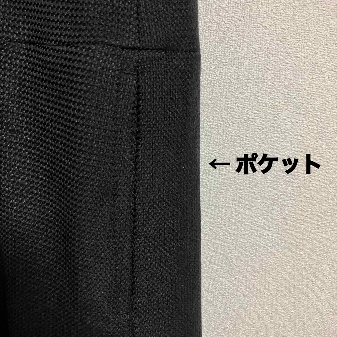 【美品】無地　シンプル　黒　ワンピース　クルーネック　半袖 5
