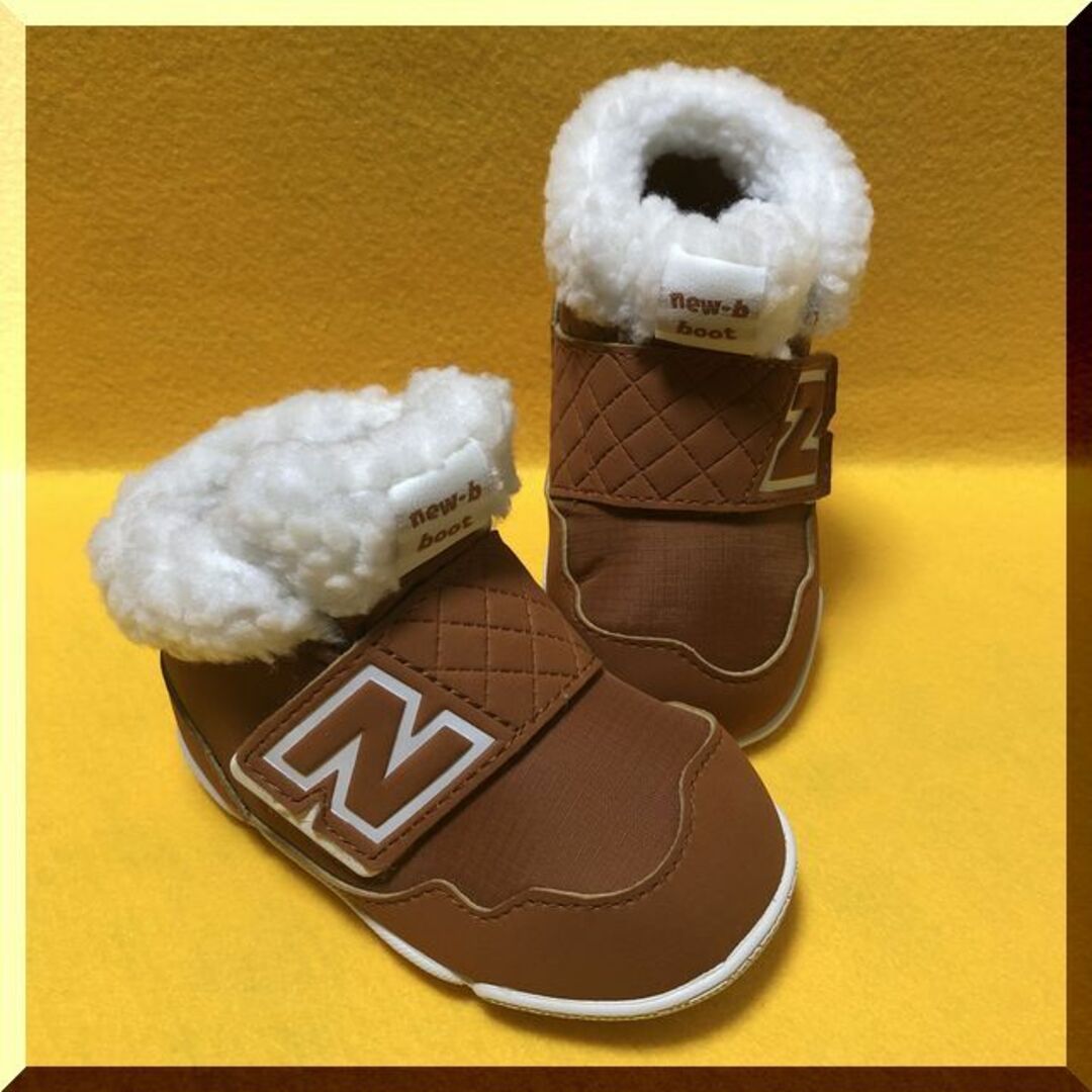 12.0cm ニューバランス NWBOOTWW 可愛いベビー モコモコ・ふかふか