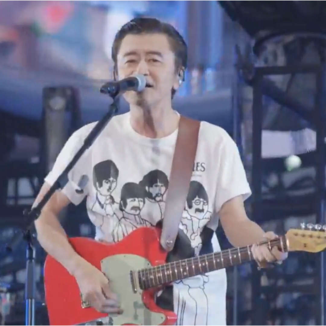 桑田佳祐 着用 ビートルズTシャツ 茅ヶ崎ライブ2023