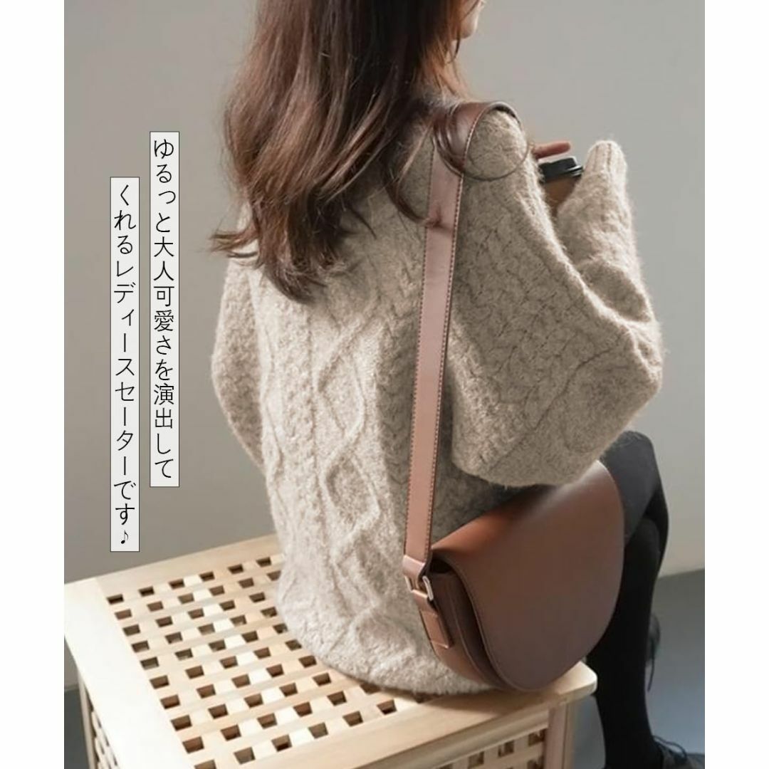 【色: ますはないろ】Bidason セーター レディー ニット トップス クー