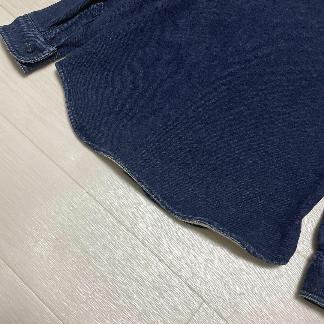 POLO RALPH LAUREN(ポロラルフローレン)のポロラルフローレン デニムシャツ ストレッチ ロゴワッペン キッズ 130 キッズ/ベビー/マタニティのキッズ服女の子用(90cm~)(ジャケット/上着)の商品写真