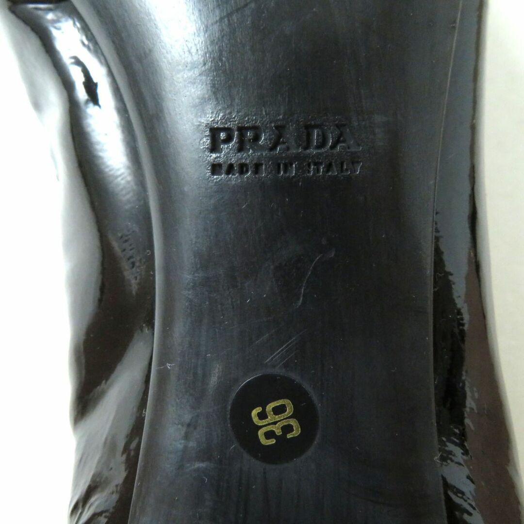 PRADA - 極美品◎正規品 伊製 PRADA プラダ レディース メタルロゴ