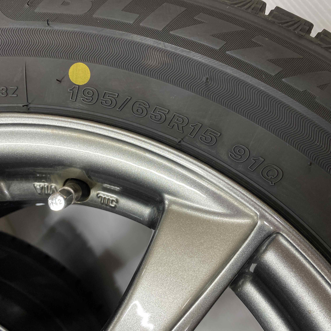 BRIDGESTONE - スタッドレスタイヤ15ホイール付きの通販 by ぷりん【即
