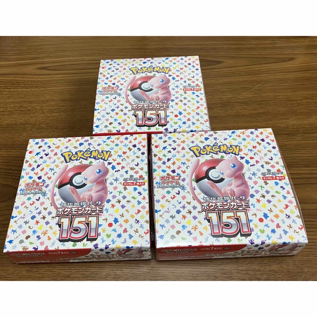 ポケモン - 最終値下げ ポケモンカード 151 シュリンク付き 3boxの通販