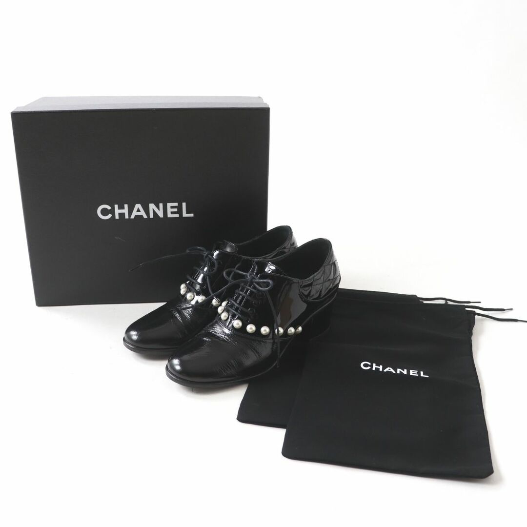 ✨新品✨箱付き ココマーク CHANEL  レースアップシューズ