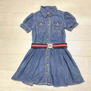 ポロラルフローレン(POLO RALPH LAUREN)のポロラルフローレン 女の子 110 デニム シャツワンピース(ワンピース)