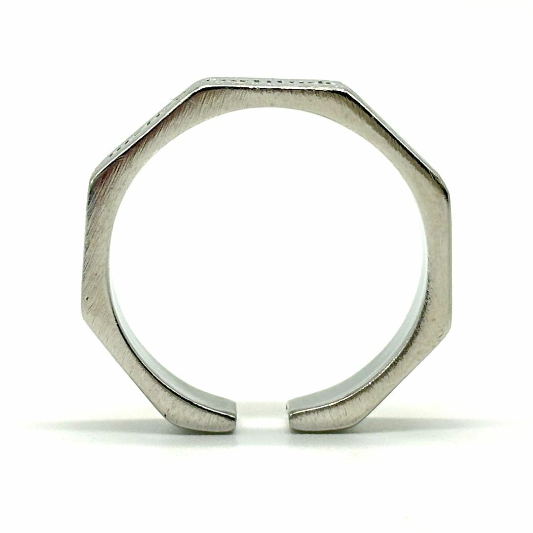 リング メンズ 指輪 19号 シルバーリング オープンリング 【PN3242】 メンズのアクセサリー(リング(指輪))の商品写真