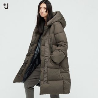 ✨気まぐれセール【タグ付】ユニクロ UNIQLO ダウンコート ウール グレーM