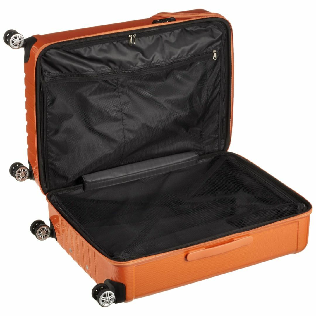 【色: オレンジカーボン】スーツケース トップス L トップオープン 87L 4