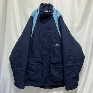 ⬛️90's 極美品レア　adidas ナイロンパーカー　マウンテンパーカー　ロゴ