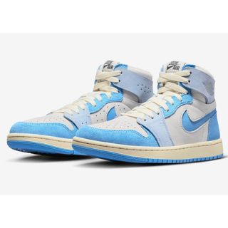 ジョーダン(Jordan Brand（NIKE）)のWMNS AIR JORDAN 1 ZOOM CMFT 2 blue unc 青(スニーカー)