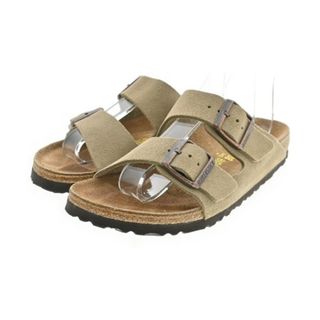 ビルケンシュトック(BIRKENSTOCK)のBIRKENSTOCK ビルケンシュトック サンダル 24.5cm ベージュ系 【古着】【中古】(サンダル)