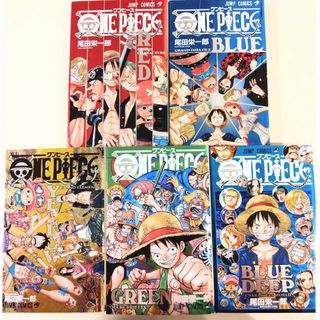 シュウエイシャ(集英社)の【5冊セット】ONEPIECE キャラクターブック 5色(少年漫画)