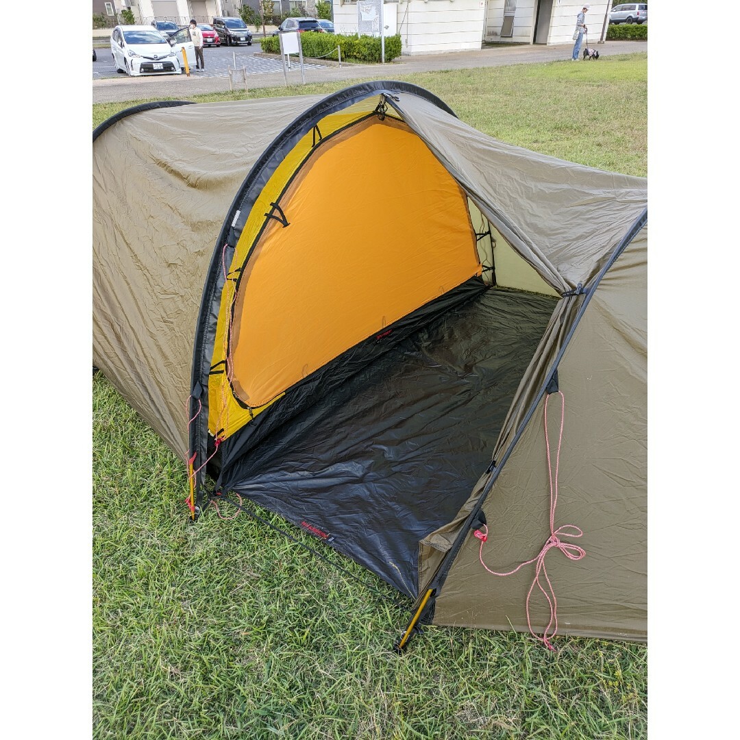 HILLEBERG(ヒルバーグ)のヒルバーグ ナロ4GT HILLEBERG NALLO サンド フットプリント スポーツ/アウトドアのアウトドア(テント/タープ)の商品写真