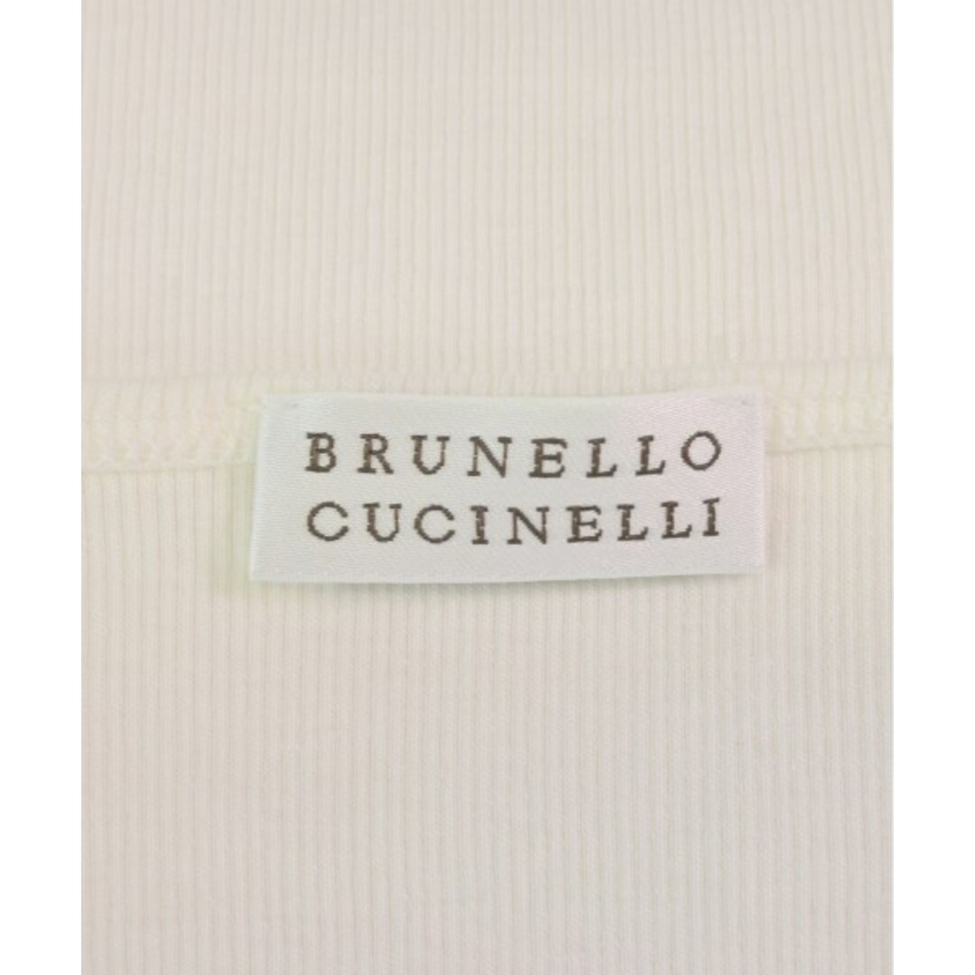 BRUNELLO CUCINELLI Tシャツ・カットソー S 白 【古着】【中古】