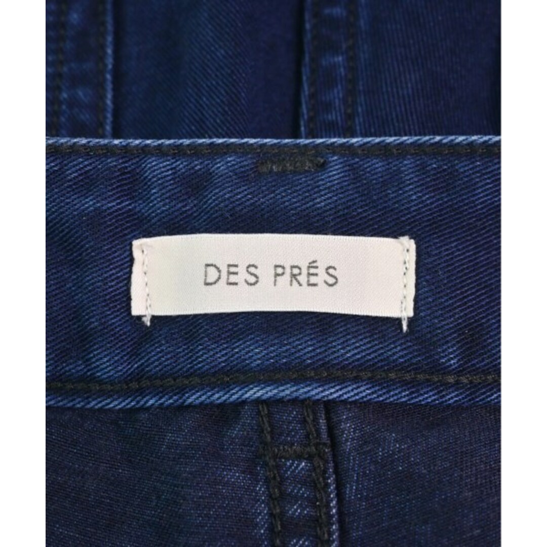 DES PRES(デプレ)のDES PRES デプレ デニムパンツ 34(XS位) インディゴ(デニム) 【古着】【中古】 レディースのパンツ(デニム/ジーンズ)の商品写真