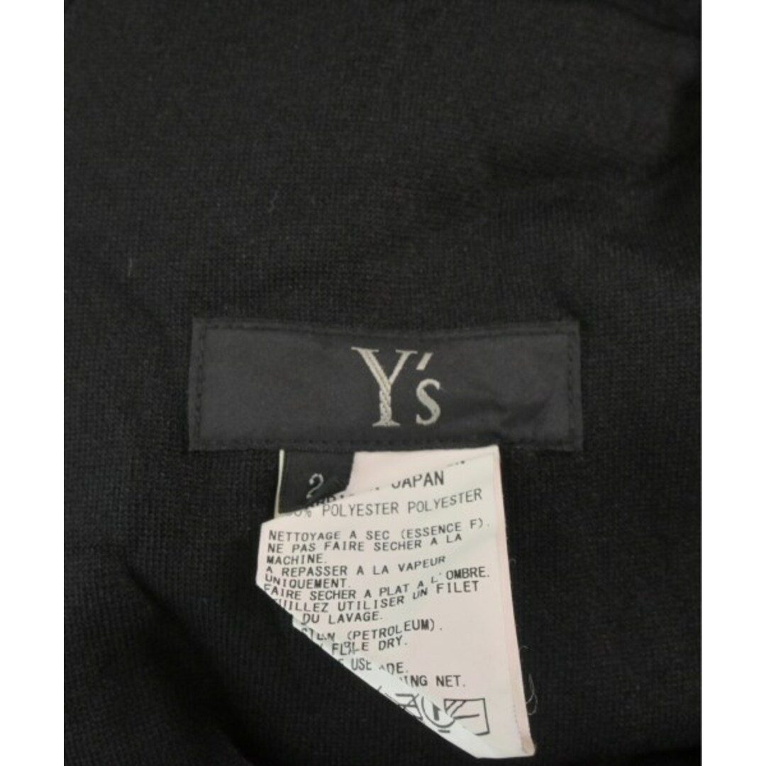 Y's - Y's ワイズ ステンカラーコート 2(S位) 黒 【古着】【中古】の