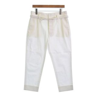 Maison Margiela クロップドパンツ 38(S位) 白 【古着】【中古】(クロップドパンツ)