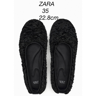 ZARA - 新品未使用ZARAメッシュフラットシューズsize38の通販 by acn