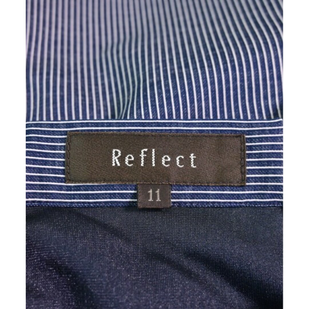 Reflect リフレクト ワンピース 11(L位) 紺x白(ストライプ) 【古着】【中古】