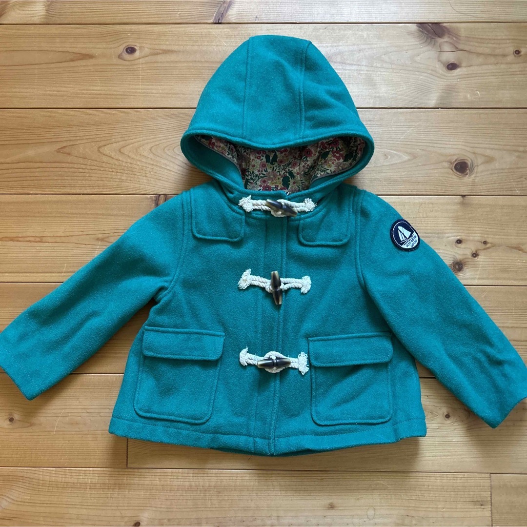 PETIT BATEAU(プチバトー)のプチバトー  ダッフルコート　3ans キッズ/ベビー/マタニティのキッズ服女の子用(90cm~)(コート)の商品写真