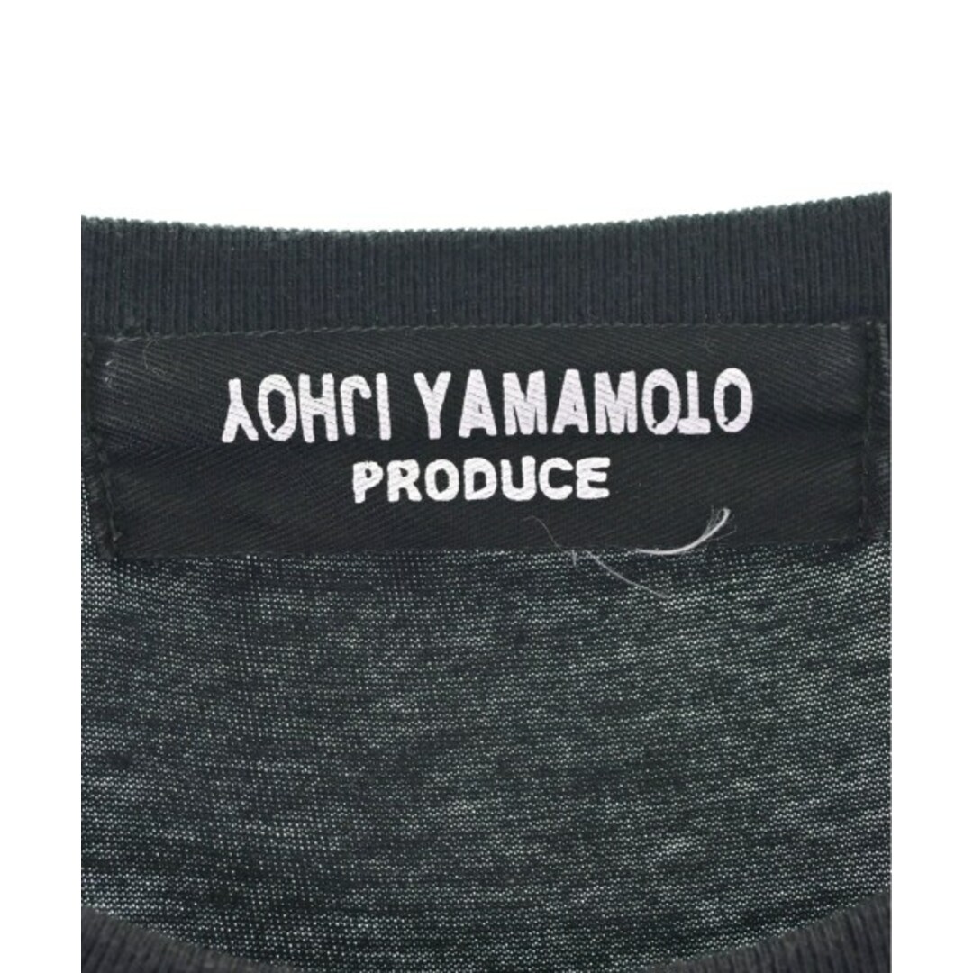 Yohji Yamamoto(ヨウジヤマモト)のYOHJI YAMAMOTO Tシャツ・カットソー -(XXL位) 黒 【古着】【中古】 メンズのトップス(Tシャツ/カットソー(半袖/袖なし))の商品写真