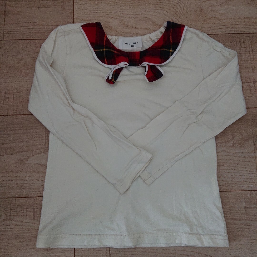 WILL MERY(ウィルメリー)の長袖 カットソー キッズ/ベビー/マタニティのキッズ服女の子用(90cm~)(Tシャツ/カットソー)の商品写真