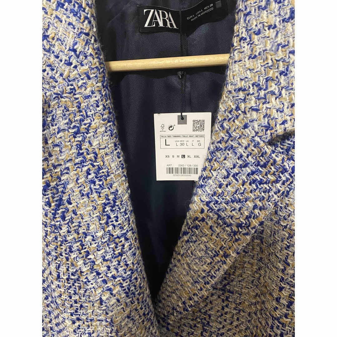 ZARA(ザラ)のzara コート レディースのジャケット/アウター(チェスターコート)の商品写真