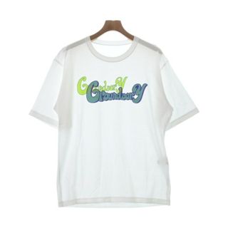 グラウンドワイ(Ground Y)のGround Y グラウンド　ワイ Tシャツ・カットソー 3(M位) 白 【古着】【中古】(Tシャツ/カットソー(半袖/袖なし))