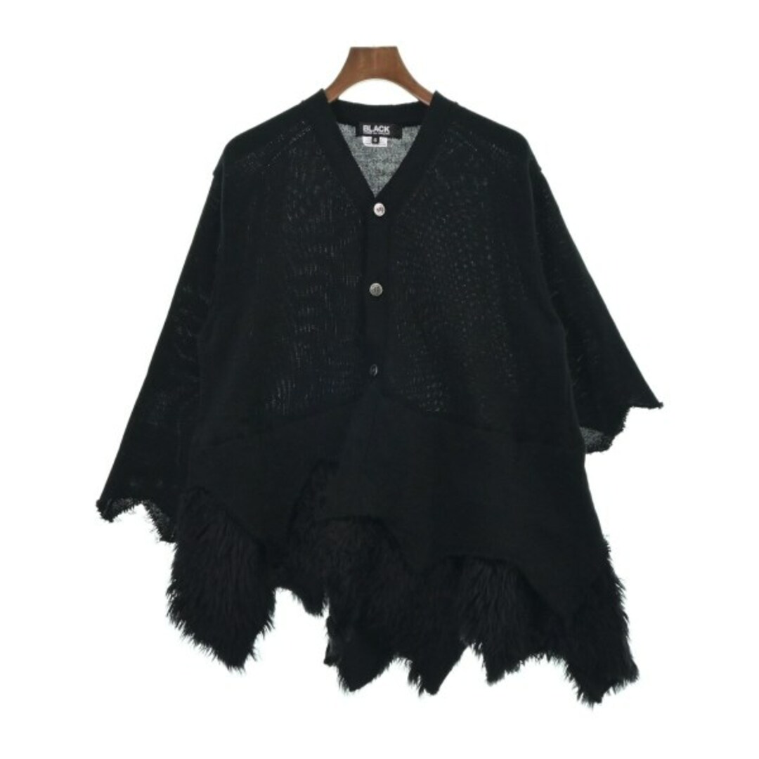 BLACK COMME des GARCONS(ブラックコムデギャルソン)のBLACK COMME des GARCONS カーディガン S 黒 【古着】【中古】 メンズのトップス(カーディガン)の商品写真