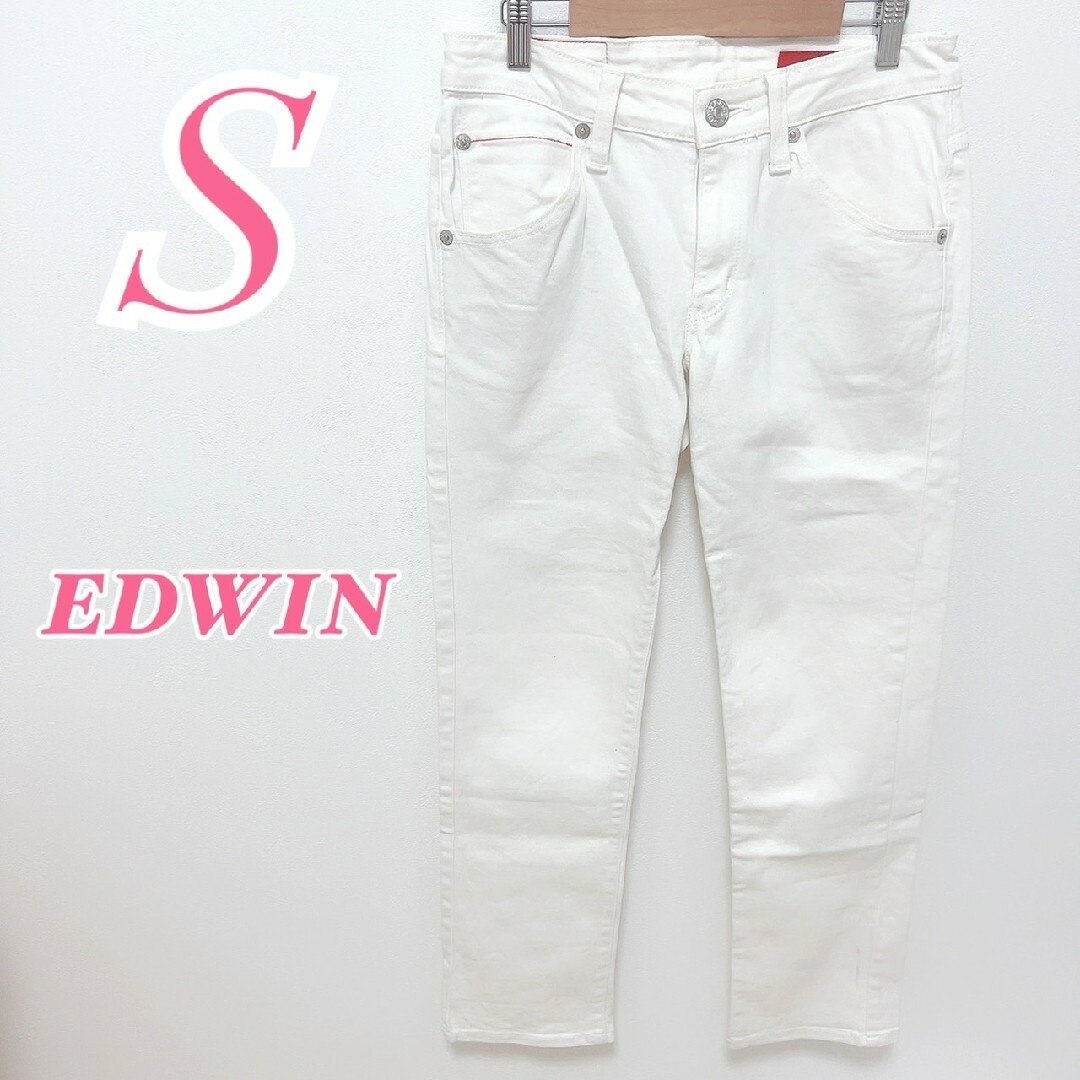 EDWIN - EDWIN エドウィン デニムパンツ ホワイト S 綿 ジーンズ ...