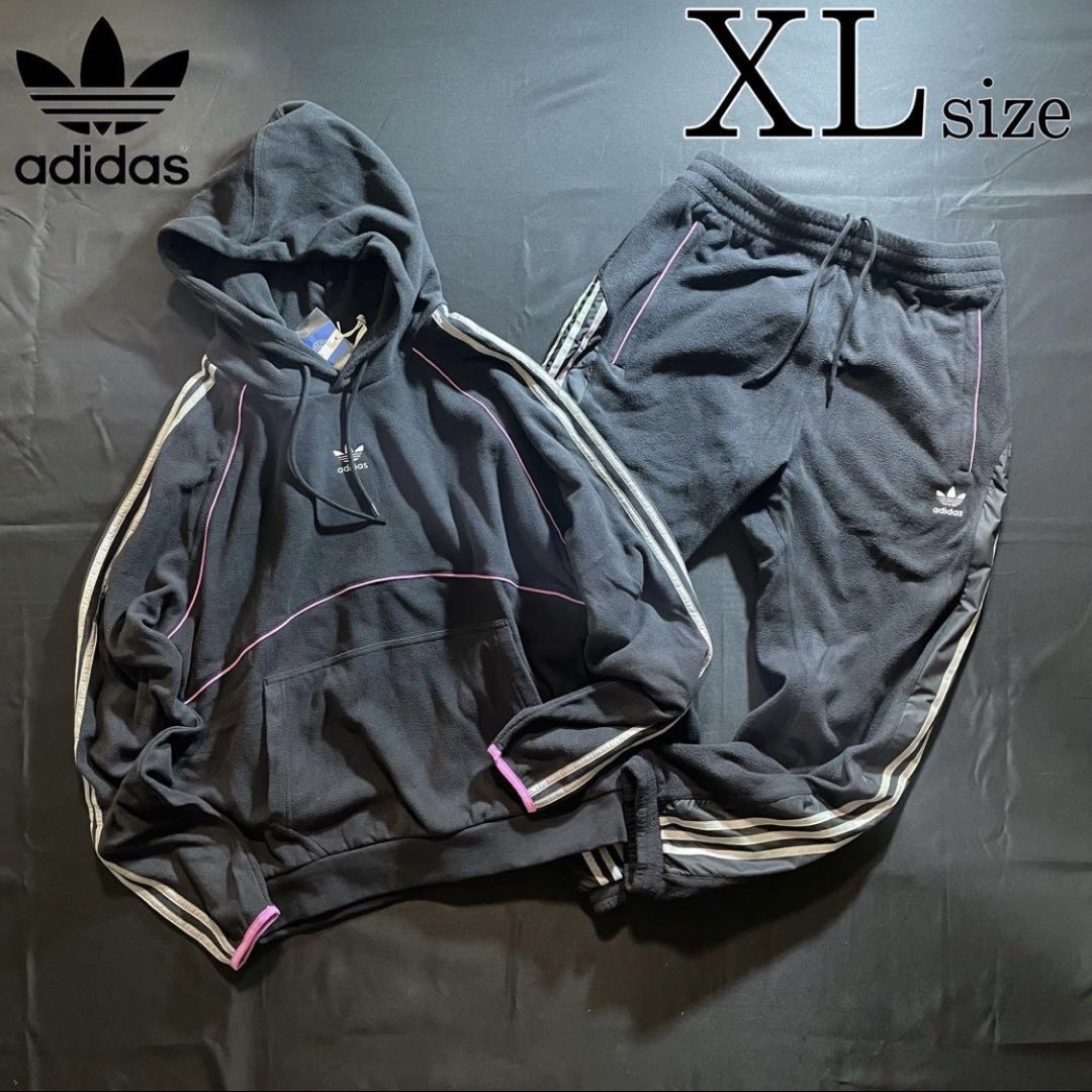 新品 adidas originals 上下セットアップ XLsize フリース | フリマアプリ ラクマ