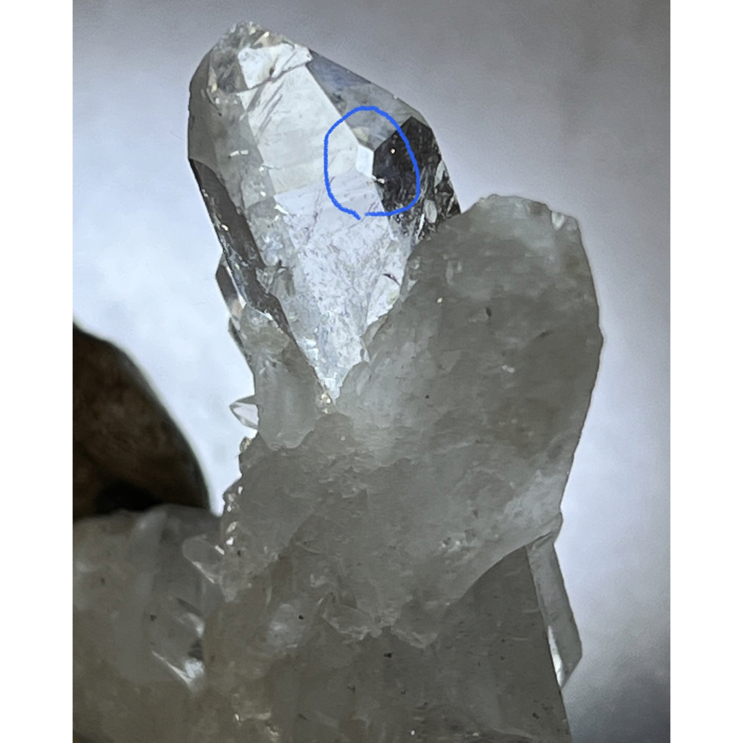 ダブル　タイムリンク✨ レインボー　ミナスジェライス州 水晶　クリスタル　原石