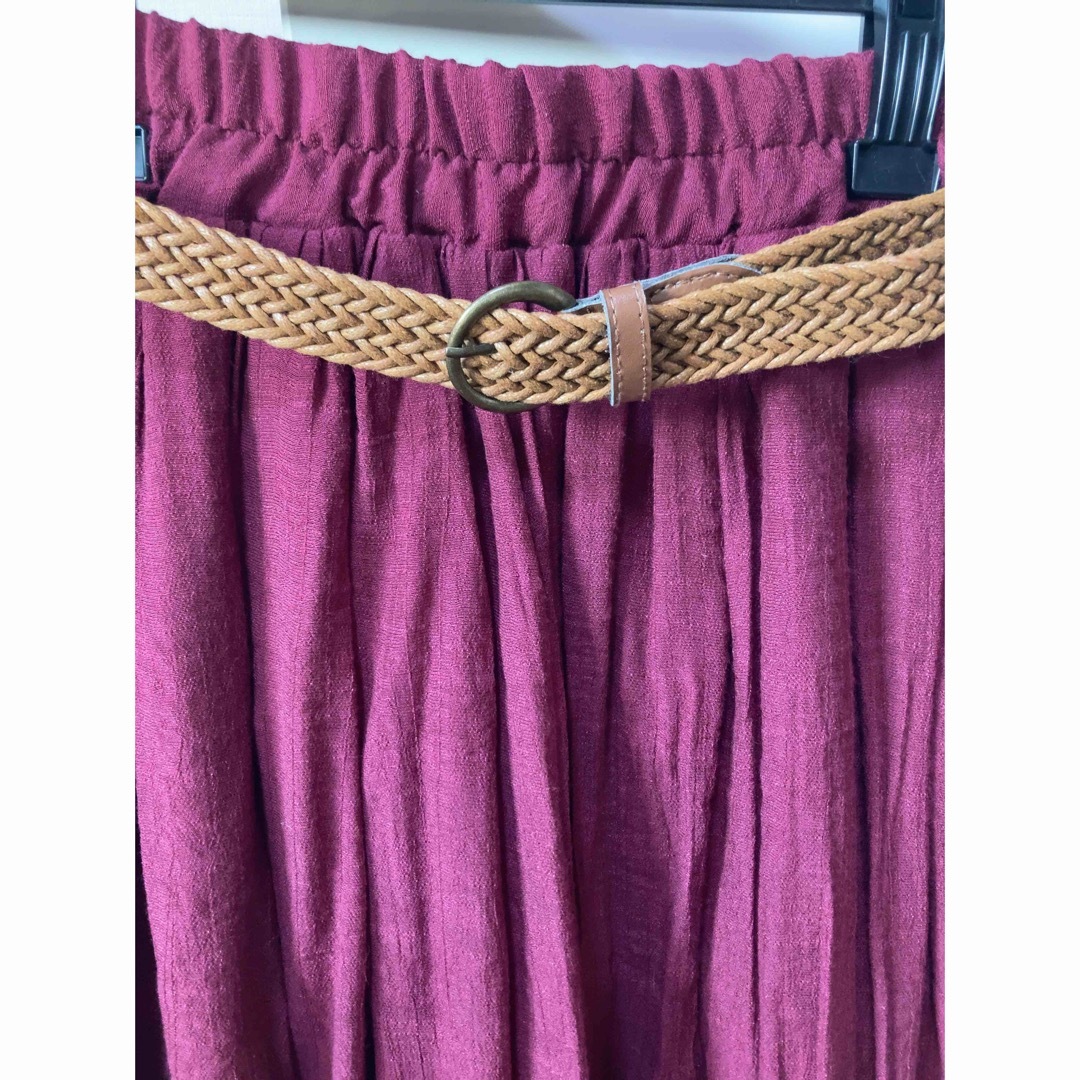 POWDER SUGAR(パウダーシュガー)のタグ付き　パウダーシュガー　ロングスカート レディースのスカート(ロングスカート)の商品写真