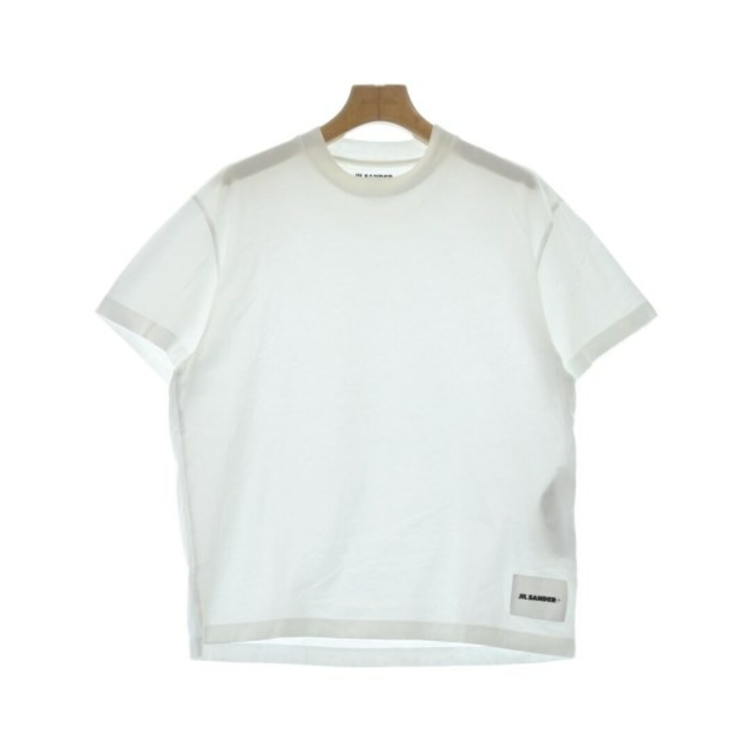 JIL SANDER + ジルサンダープラス Tシャツ・カットソー M 白薄手裏地