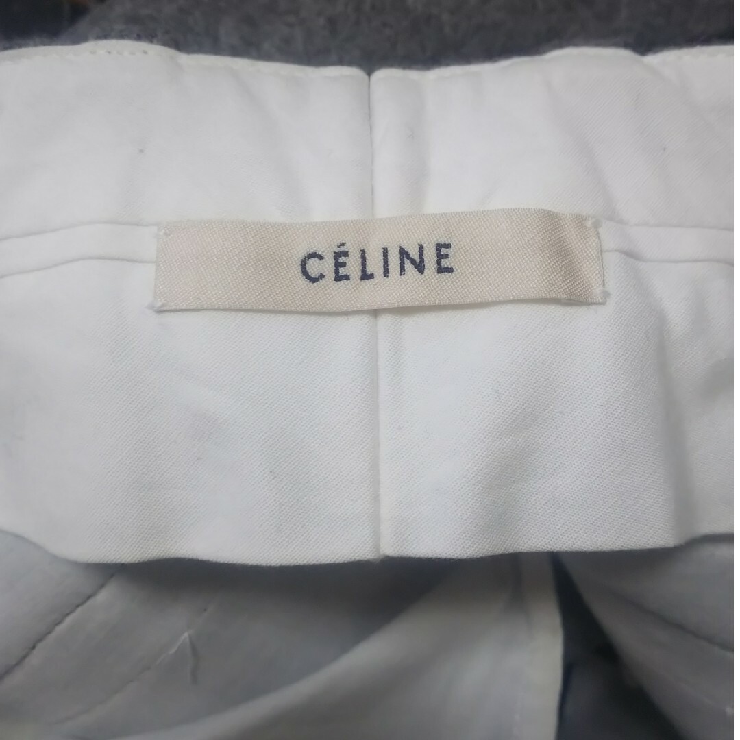 celine - セリーヌ celine センタープレスパンツ メリノウール 34