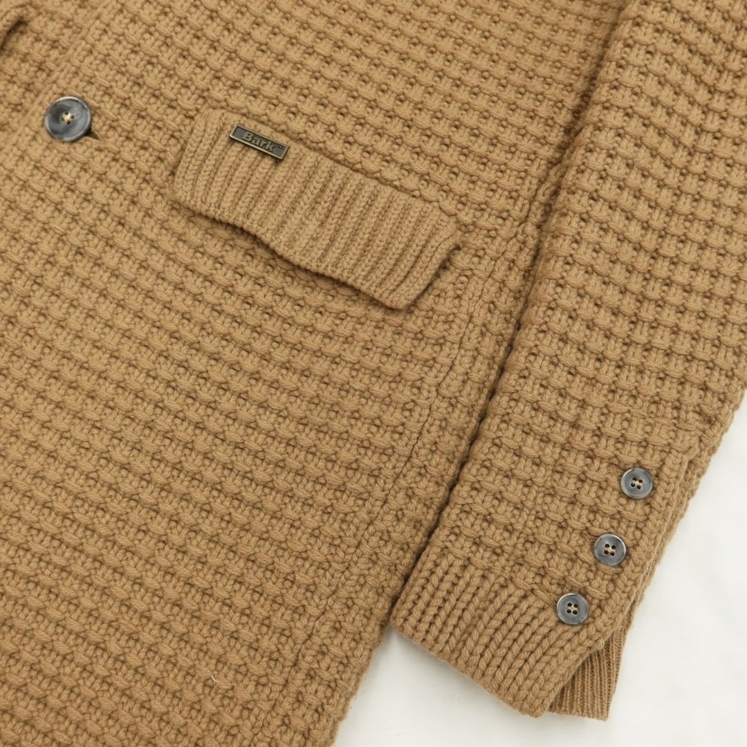 BARK - 【中古】バーク BARK ウールナイロン ニット チェスター