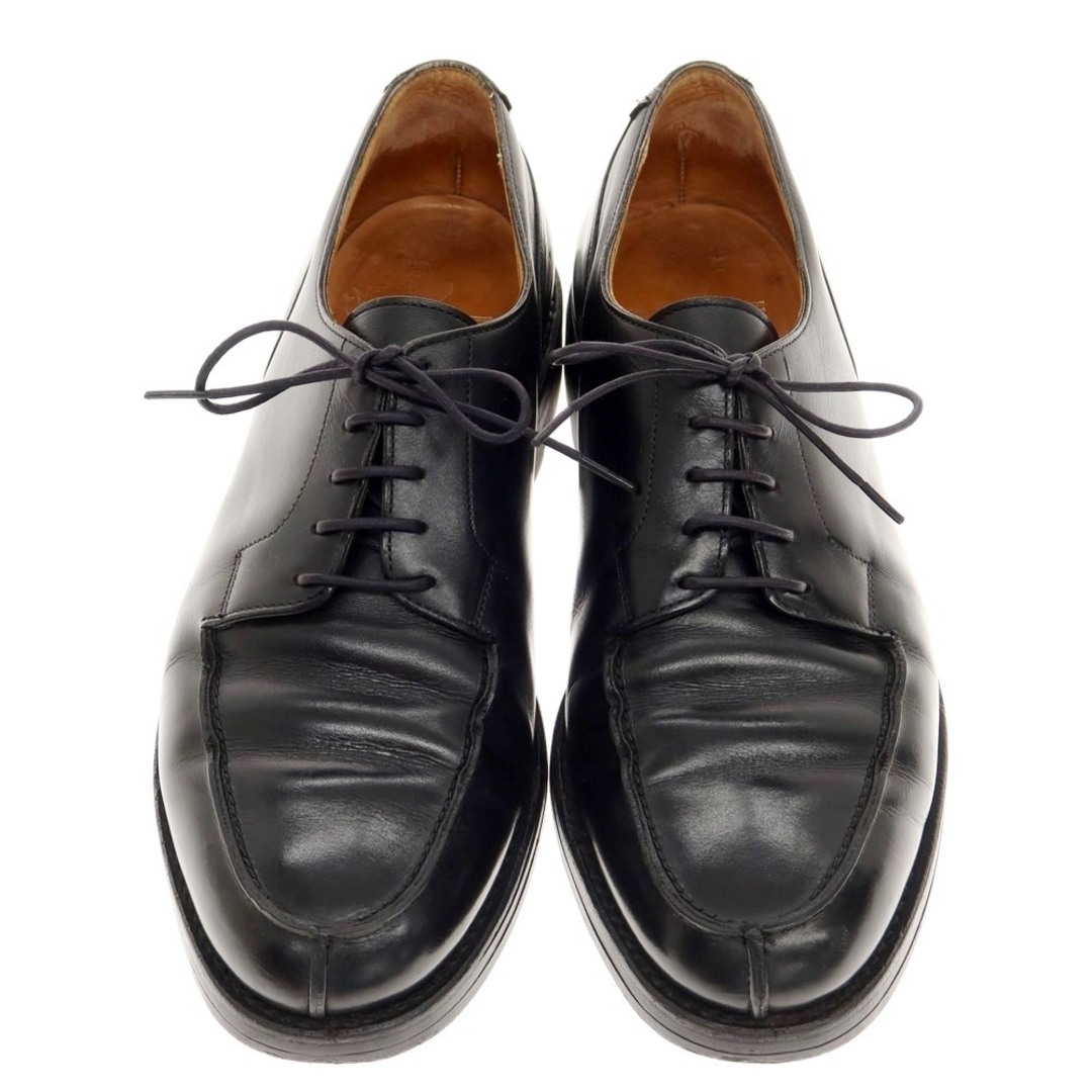 クロケットアンドジョーンズ CROCKETT&JONES MORETON Uチップ ドレスシューズ ブラック【サイズ8E】【メンズ】 1