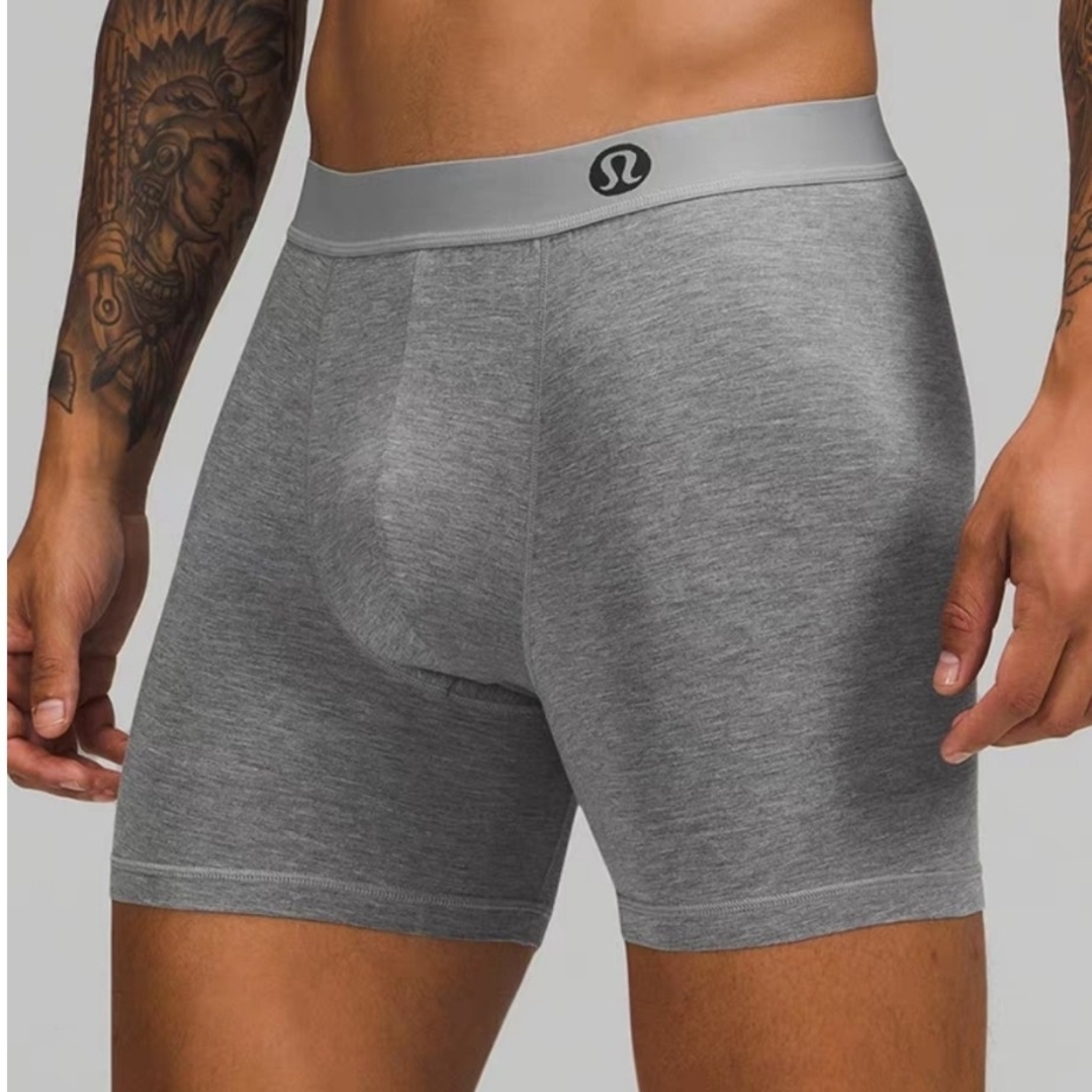 navy/gray2枚組lululemon4方向ストレッチボクサーサイズＭ