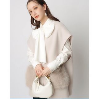 限定価格　美品　大人気定番　Arpege story ファー付リバージレ