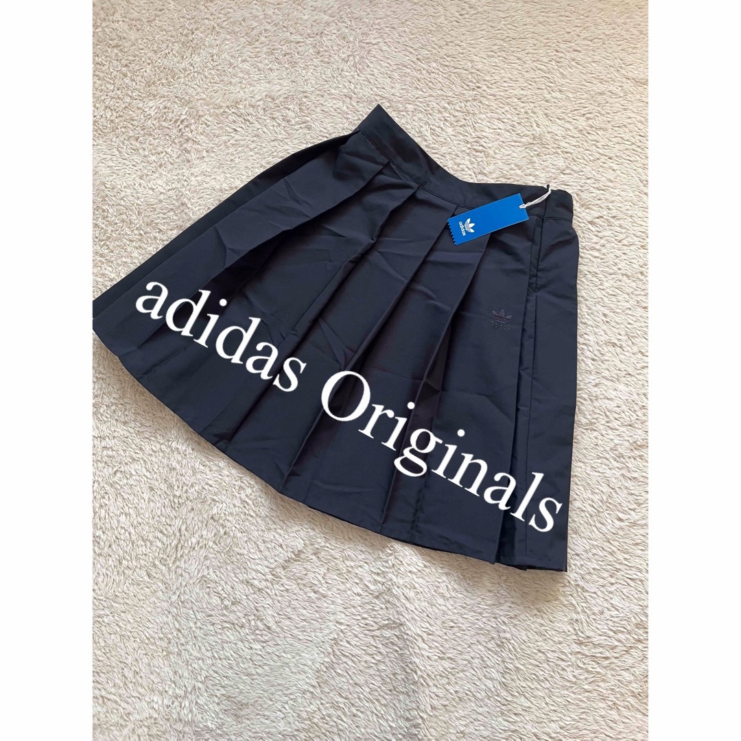 新品　adidas アディダスオリジナルス　スカート　プリーツ　ネイビー　人気