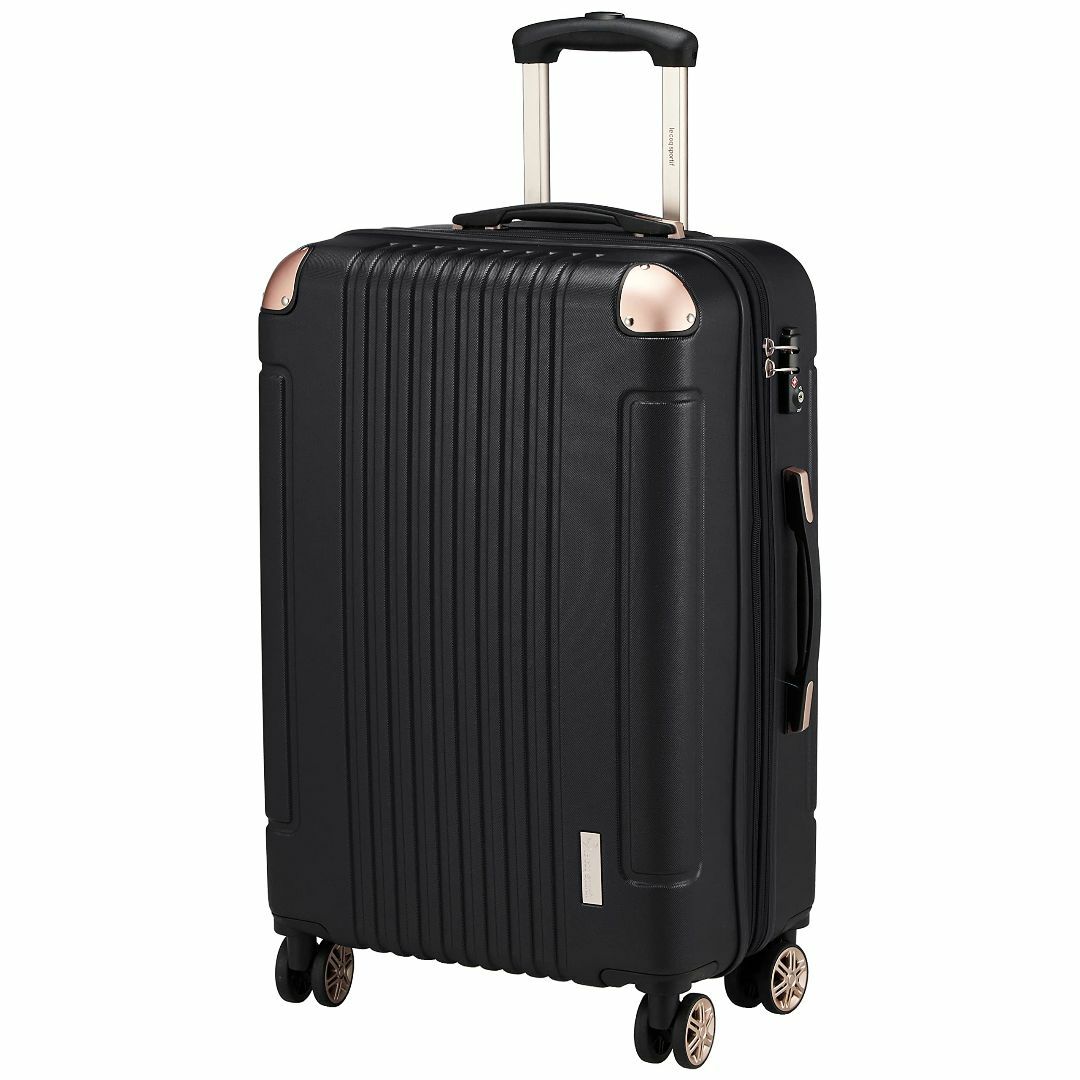 【色: ブラック】[ルコックスポルティフ] スーツケース ハード シボ加工 拡張のサムネイル
