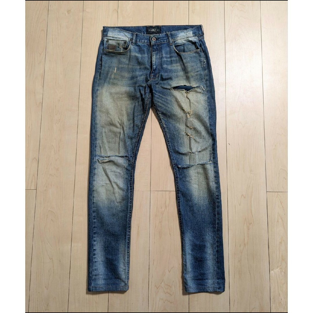 April77 - 32 良品 April77 JOEY INDIE STOMP ダメージジーンズの通販 ...