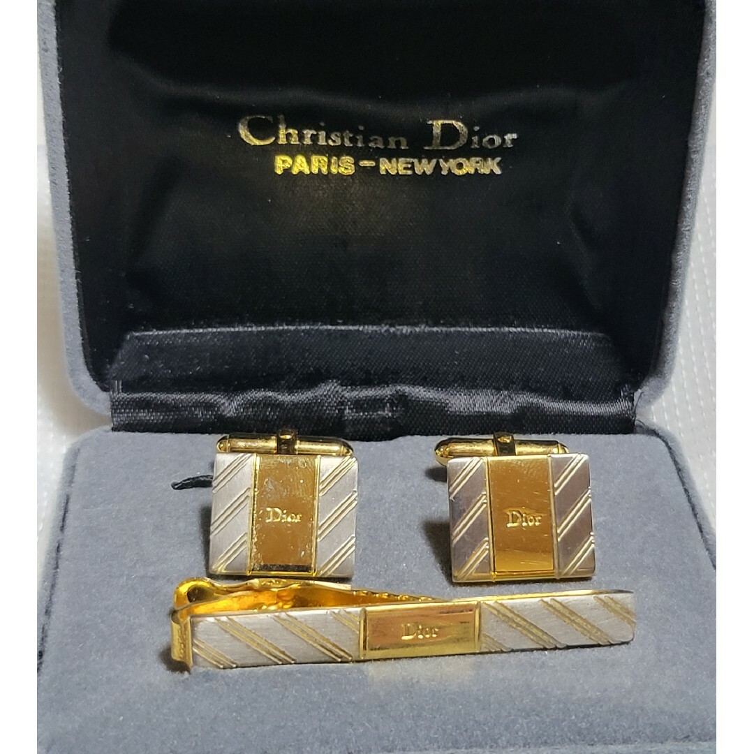 Christian Dior クリスチャンディオール タイピン\u0026カフス