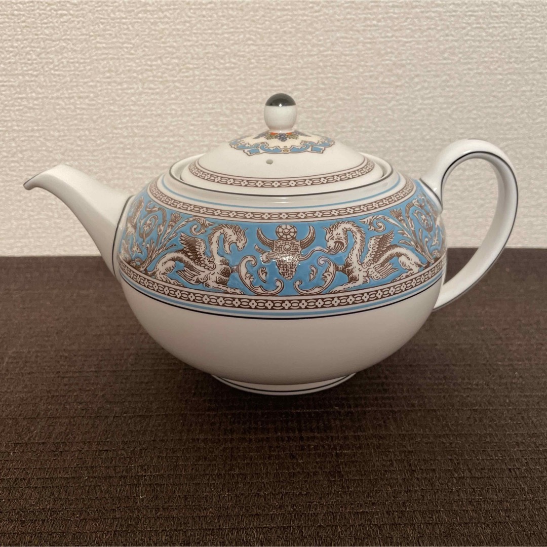 WEDGWOOD   ウェッジウッド フロレンティーン ターコイズ ティーポット