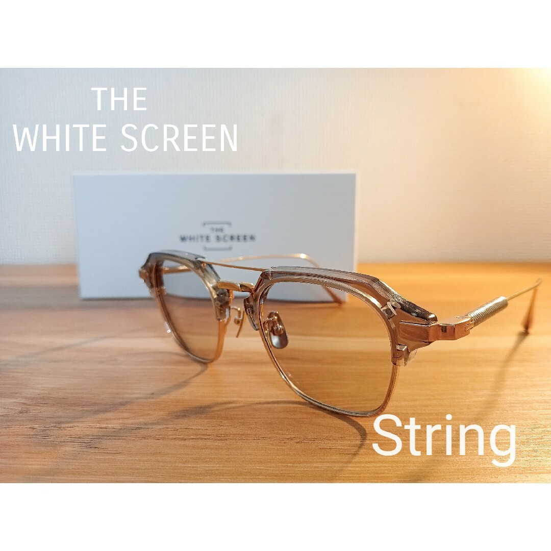 【THE WHITE SCREEN】String 48-20 メガネ サングラス