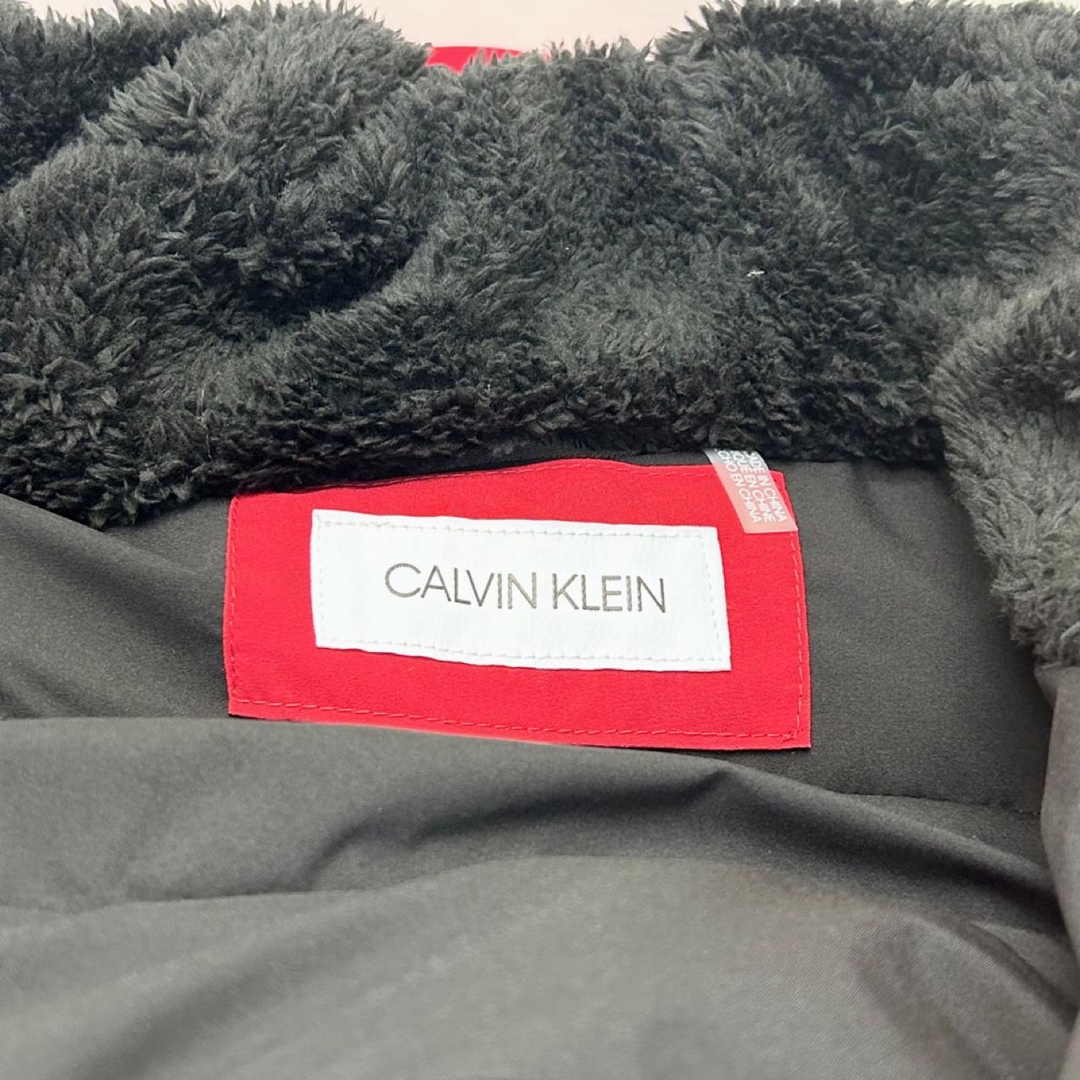 新品 CALVIN KLEIN 中綿メンズ ダウンジャケット レッド Sサイズ