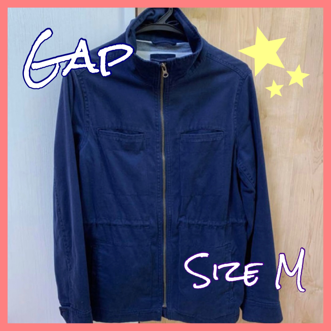 GAP(ギャップ)のGAP レディース　ブルゾン　ジップアップジャケット　M レディースのジャケット/アウター(ブルゾン)の商品写真